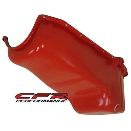 Cfr Performance CFR HZ-7005-PBK 1958-79 Chevy Small Block 283-305-327-350-400 Stock Oem Style Oil Pan - Black HZ-7005-PO